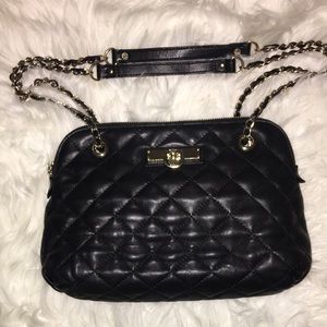 💕DKNY Donna Karen New York Black Quilted Small Shoulder Bag